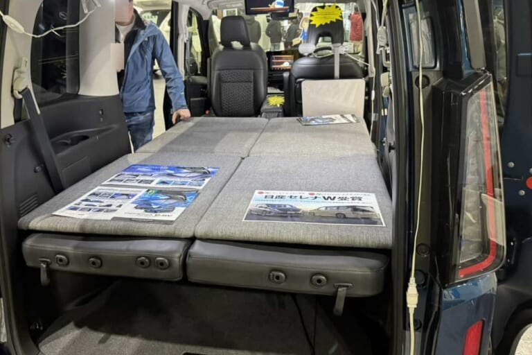 衝撃・日産セレナ「凄すぎる…」ミニバンなのに本格キャンパー。駐車場も困らない、自由な旅スタイル。