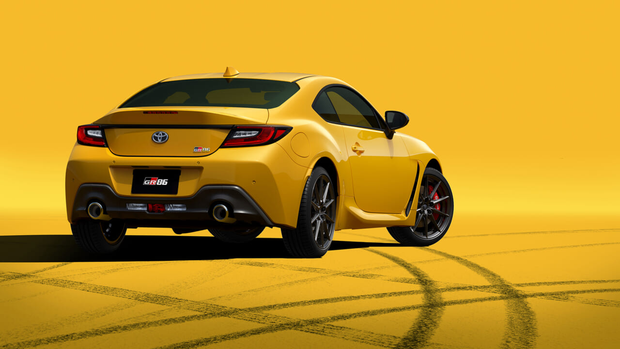 ｜鮮やかな「サンライズイエロー」のGR86を発表【300台限定モデル「RZ“Yellow Limited”」】