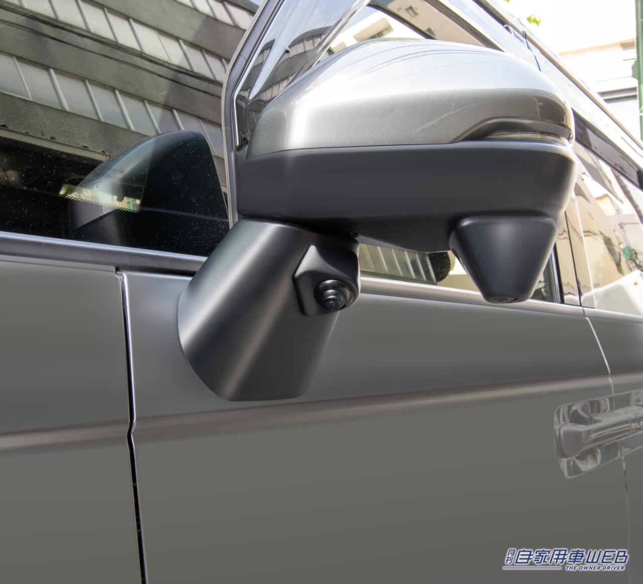 |こんなに見えるの?左前方の視界が超クリア!ステップワゴン用サイドカメラキット登場