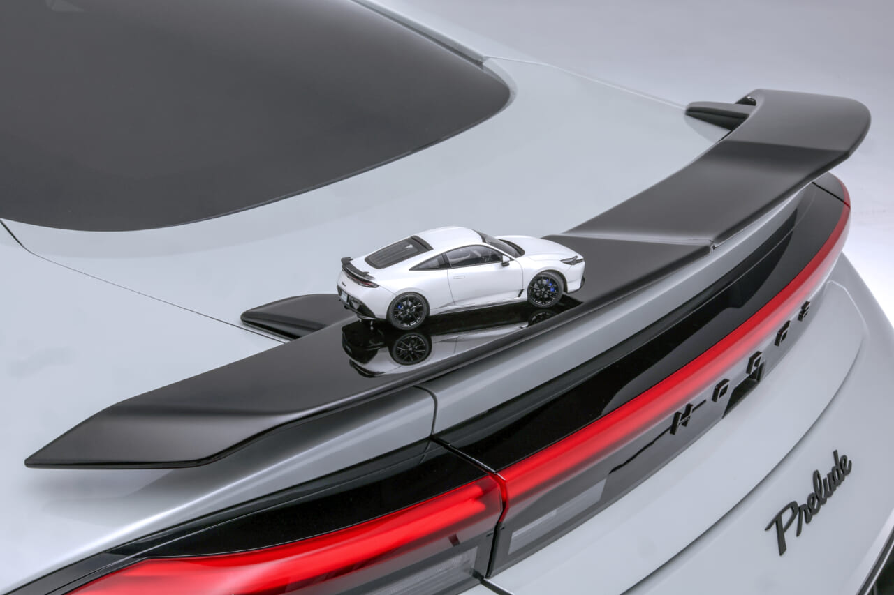 ｜え、乗れないのこのクルマ？　リアルすぎるタミヤ製「新型プレリュード」プラモデルが早くも登場！