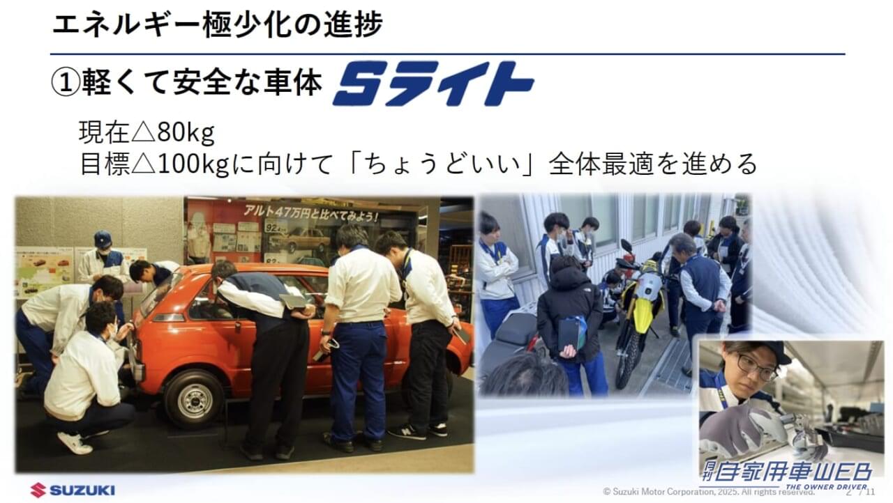 |未来のクルマは「軽くて」「安くて」「安心できる」:「10年先を見据えた技術戦略2025」で判明したスズキの未来像とは?