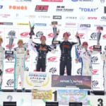 GT500クラスの表彰式