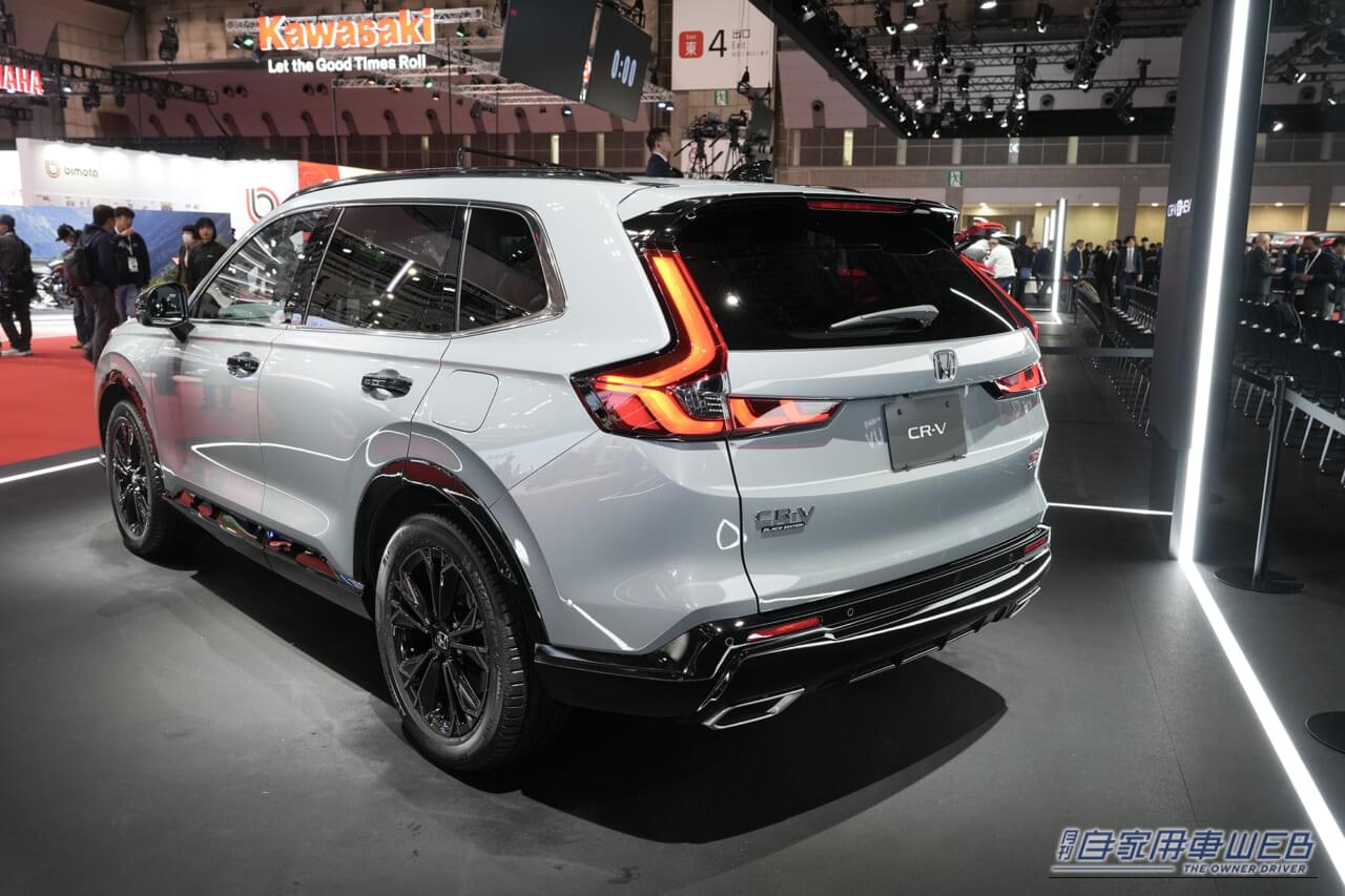 |ホンダCR-V、本格復活へ。 ブラック加飾の上級モデル日本初公開「日本専用モデルが今冬上陸へ】