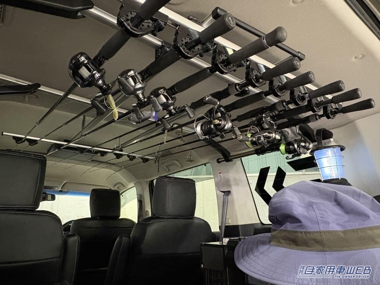 ｜「えっ…そこがスライドするの？」収納力がヤバい！ アイデア満載のプロの釣り師のカスタムカーを紹介！［三菱自動車 デリカD:5］