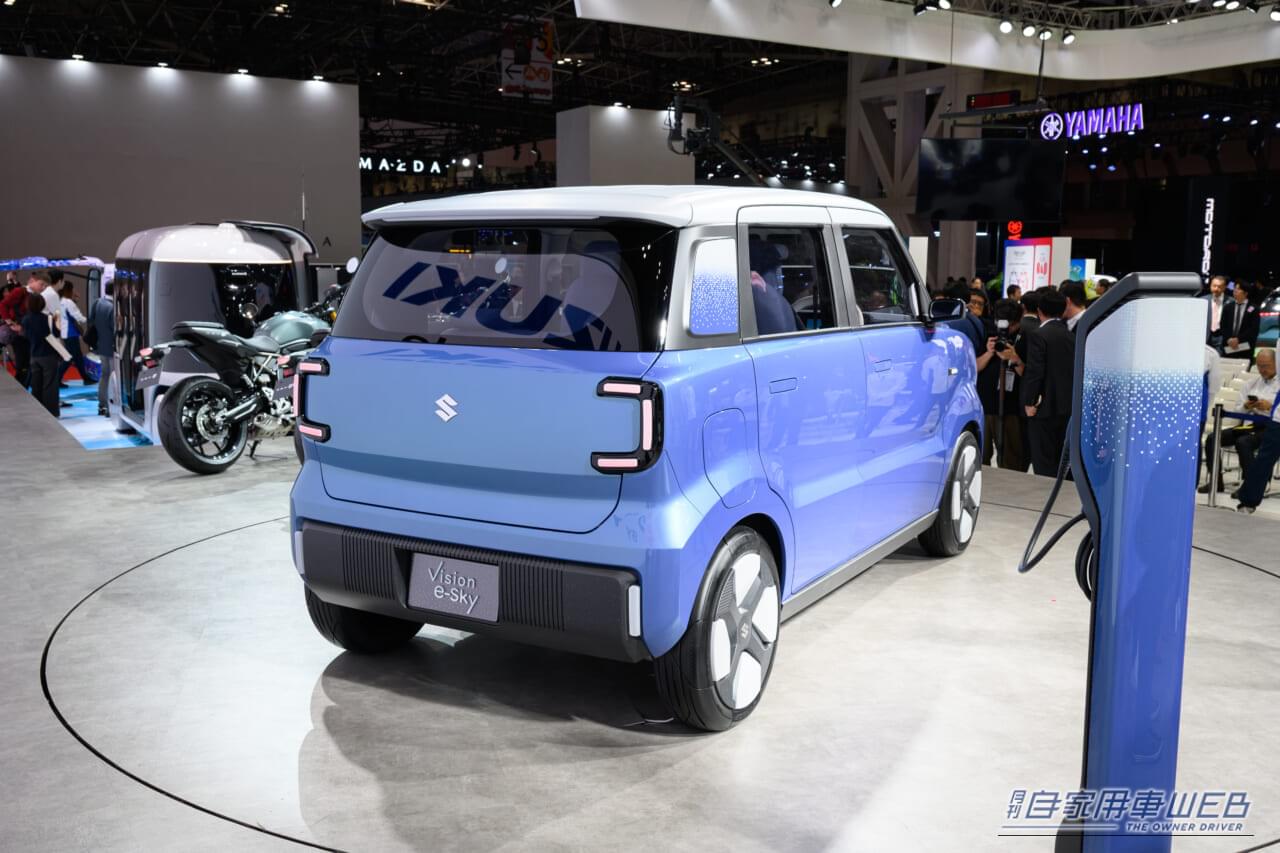 |スズキらしさ満開。愛着が湧く、新世代の軽EVを初披露。【市販化も公言済みの電動モデル、まもなく正式デビューへ】