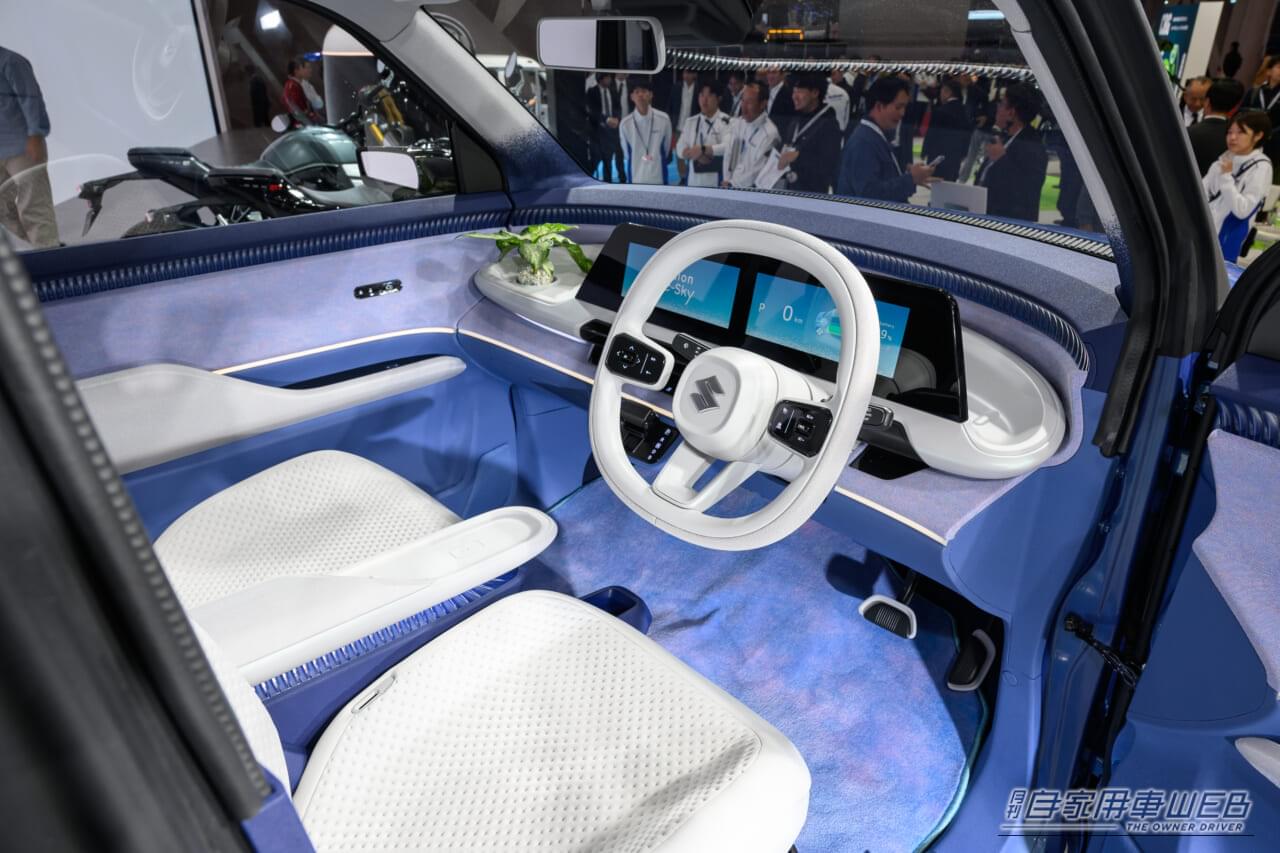 ｜スズキらしさ満開。愛着が湧く、新世代の軽EVを初披露。【市販化も公言済みの電動モデル、まもなく正式デビューへ】