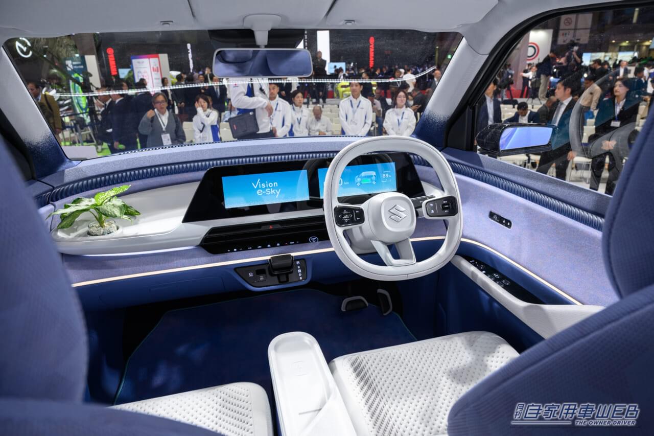 |スズキらしさ満開。愛着が湧く、新世代の軽EVを初披露。【市販化も公言済みの電動モデル、まもなく正式デビューへ】