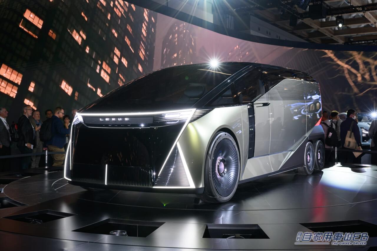 |レクサスが「LS」を再定義。「Luxury Space」へ大胆に進化 【6輪ミニバンを選んだ理由とは?】