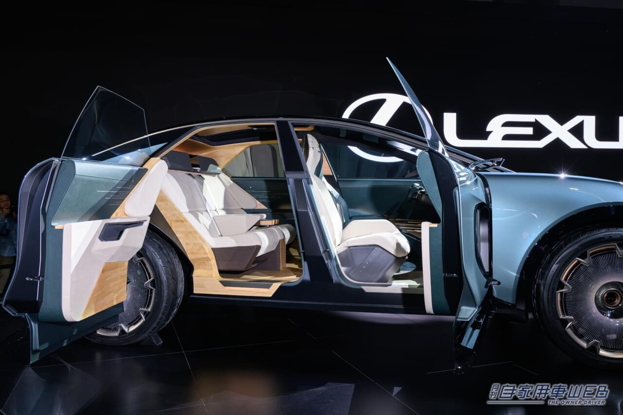|レクサスが「LS」を再定義。「Luxury Space」へ大胆に進化 【6輪ミニバンを選んだ理由とは?】