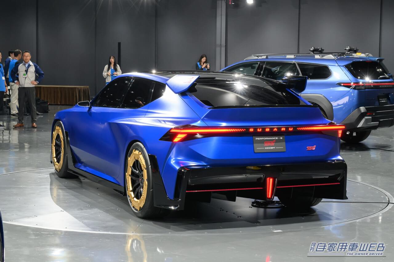 |次期レヴォーグのシルエット!? スバル新時代を切り拓く「Performance E-STI concept」が、素直にカッコいい件