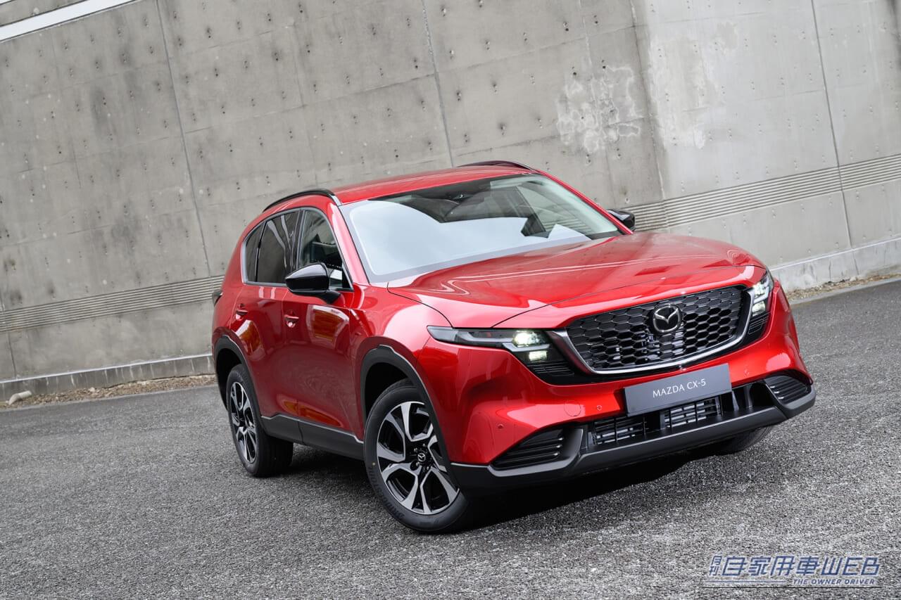 |マツダの大黒柱「CX-5」の新型が国内初披露。キープコンセプトに見えて中身は激変。「広さ」と「利便性」でも勝負できる万能モデルに