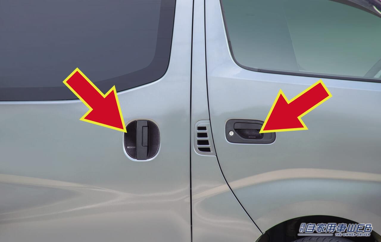 |キャラバンオーナー必見! ドアの爪痕キズを防止するドアハンドルプロテクターforキャラバンが新登場