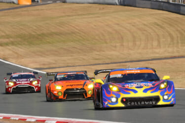 トップを行くCallaway Corvette C7 GT3-Rは新設されたST-USAクラスのマシン
