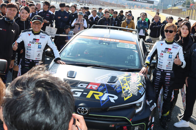豊田章男会長とTGRR GR Corolla H2 concept|最終戦「S耐ファイナル」の来場者が昨年比で25%増!ますます盛り上がるスーパー耐久!