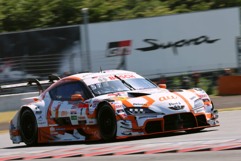 チャンピオンとなったau TOM’S GR Supra|SUPER GT 最終戦でau TOM’S GR Supraが優勝でチャンプ決定!坪井選手は前人未到の3連覇達成!!