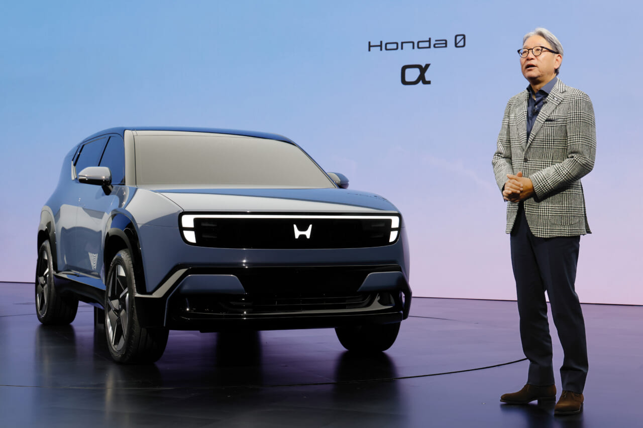 ｜ホンダ次世代SUV「ゼロ アルファ」初披露【2027年からグローバル展開を予定するe-SUVのスタディモデル】