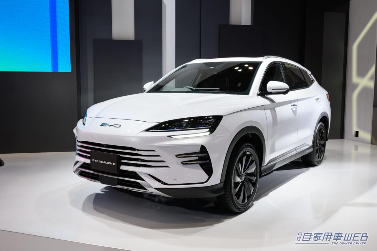 |PHEVモデルの「BYD SEALION 6」をJMS2025で日本初公開!先行予約の受付もスタート