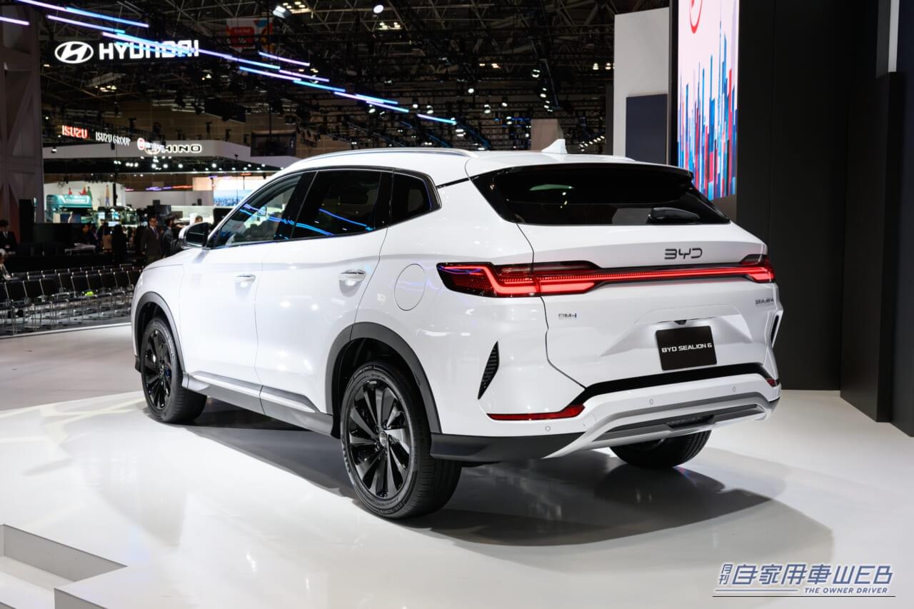 |PHEVモデルの「BYD SEALION 6」をJMS2025で日本初公開!先行予約の受付もスタート