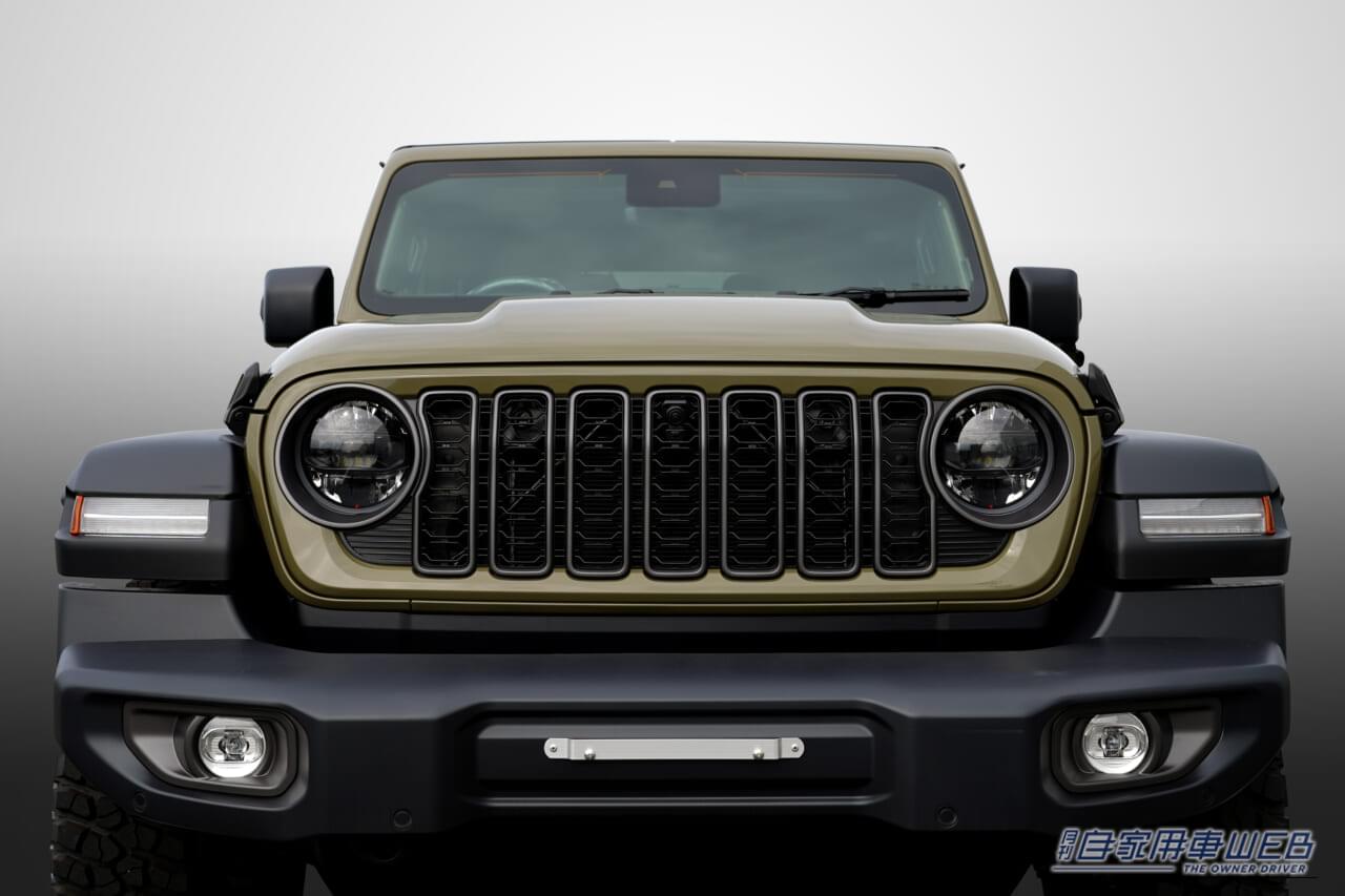 |特別なミリタリーグリーンを纏う「ジープ ラングラー」150台限定で発売
