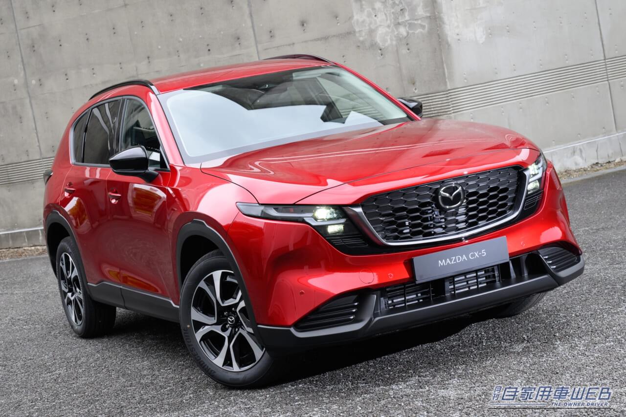 |新型CX-5は、「後席不満」を大幅に改善。大画面Google搭載で、ナビやオーディオも使いやすく進化。ファミリー注目のミドルSUVに