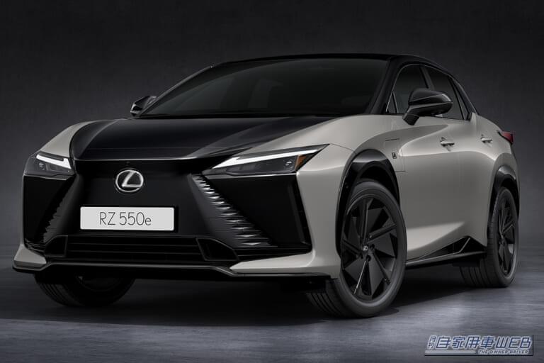 レクサスRZ、BEVシステム刷新で走りの魅力を大幅に向上。スポーツグレード“F SPORT”も新設定