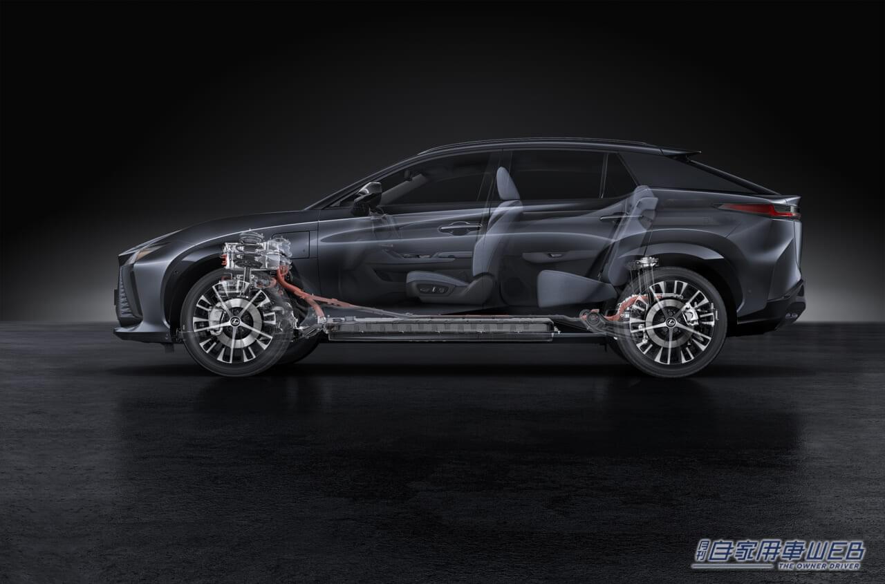 ｜レクサスRZ、BEVシステム刷新で走りの魅力を大幅に向上。スポーツグレード“F SPORT”も新設定