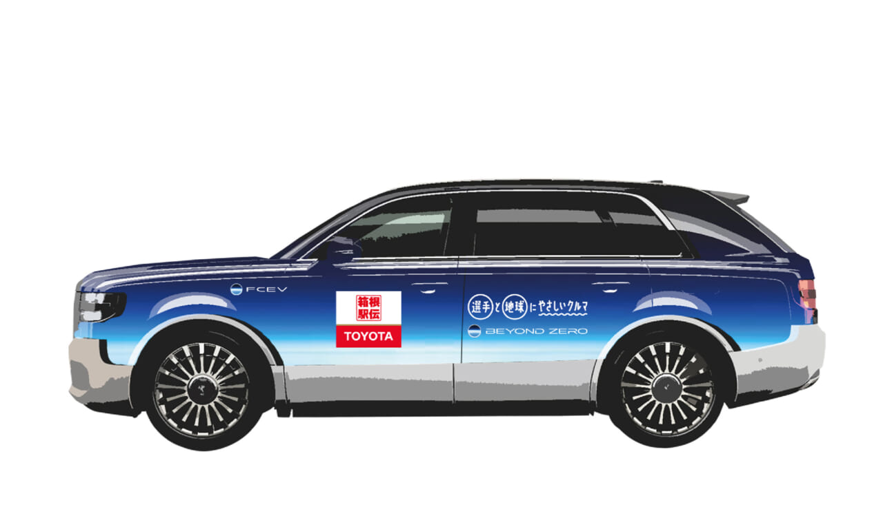 トヨタ、第102回箱根駅伝の全車両を電動化。低炭素ガソリンも導入【次世代の箱根駅伝をサポート】