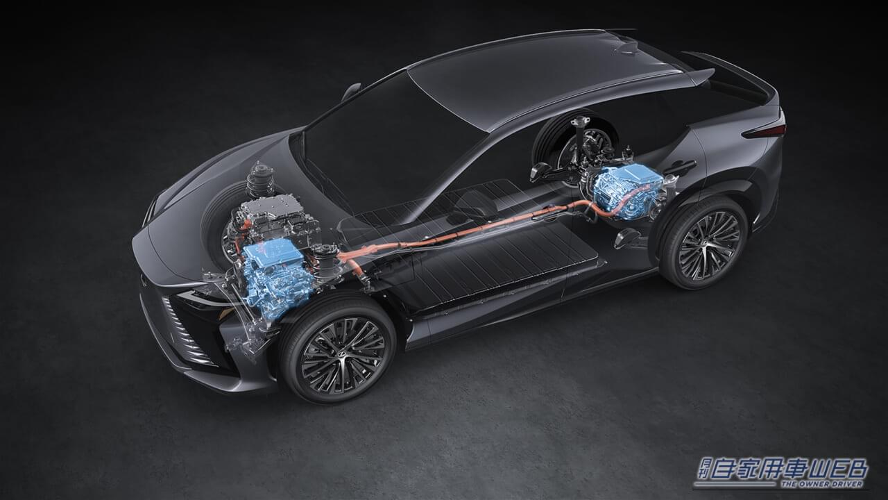 |レクサスRZ、BEVシステム刷新で走りの魅力を大幅に向上。スポーツグレード“F SPORT”も新設定