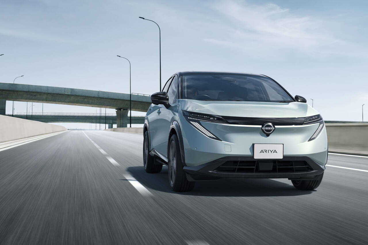 ｜日産アリアがマイナーチェンジを発表。フロント刷新で先進感をさらに強化【2月20日発売】