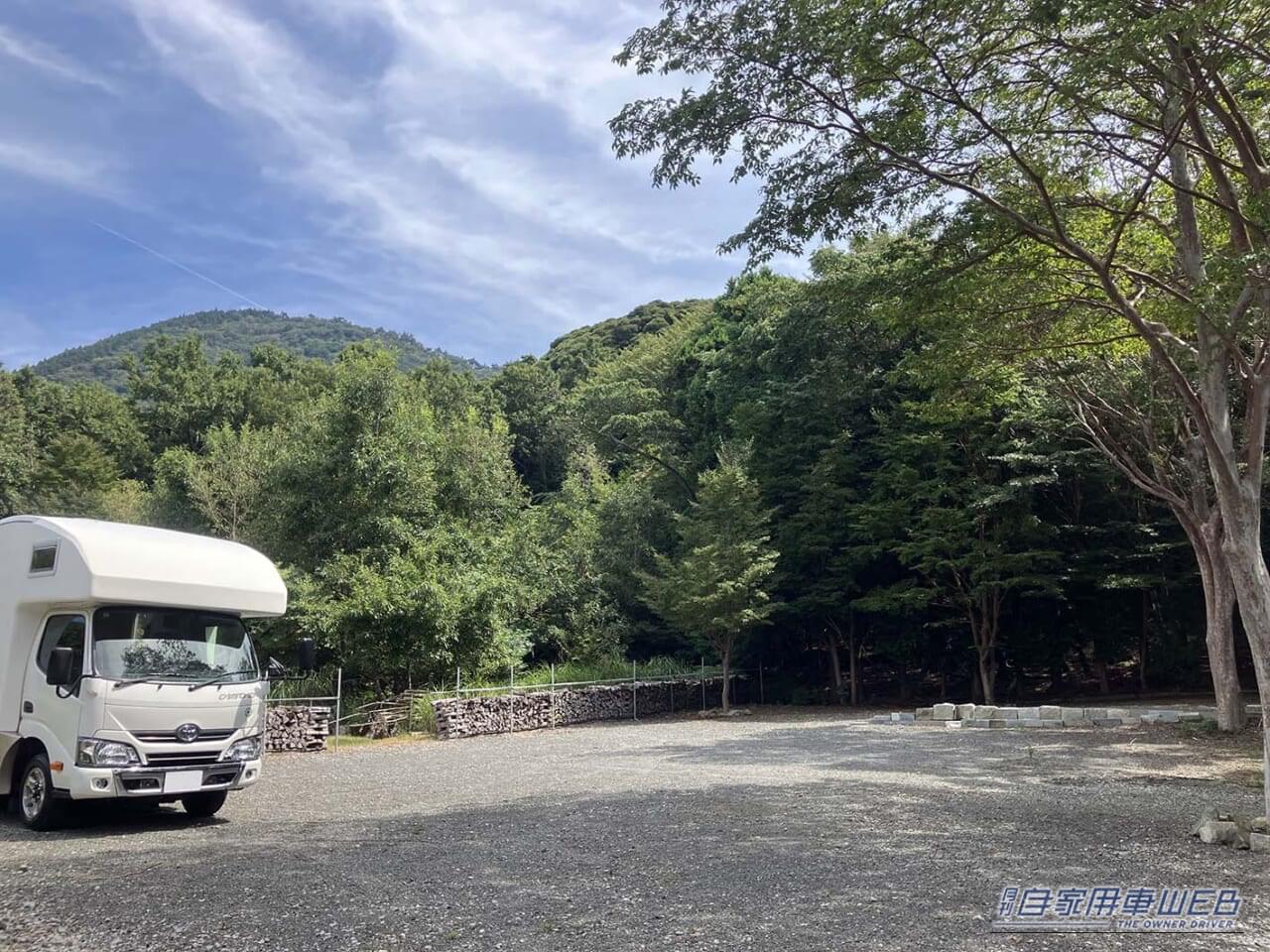 ｜車中泊旅行にオススメ！　快適に、そして安全に楽しめる「RVパーク」最新情報　【 静岡県伊豆市／RVパーク キャンピングカーBASE Atelier41 】