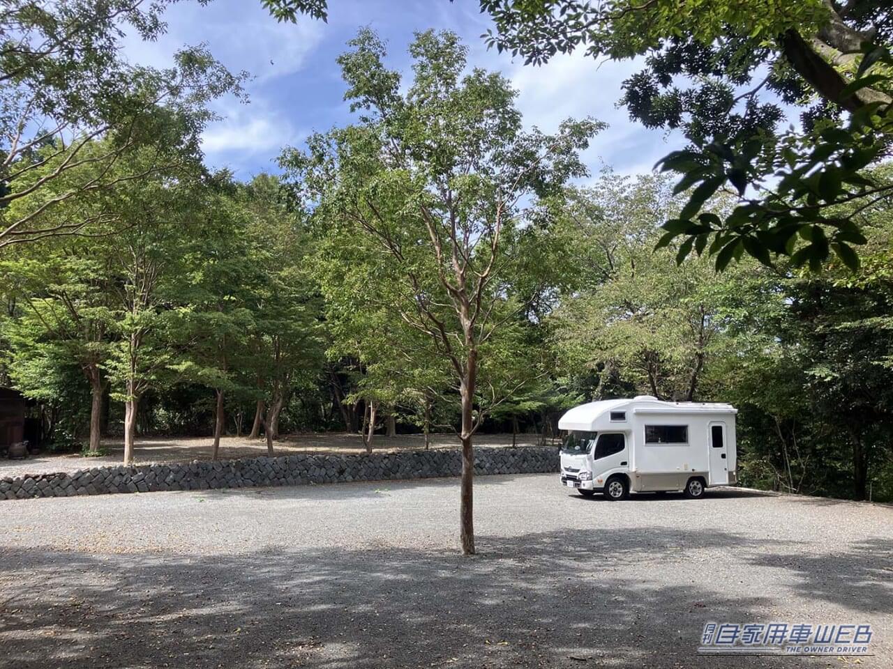 車中泊旅行にオススメ! 快適に、そして安全に楽しめる「RVパーク」最新情報 【 静岡県伊豆市/RVパーク キャンピングカーBASE Atelier41 】