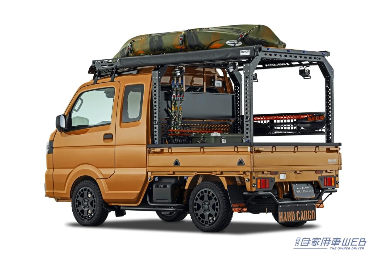 |スズキ×モンハンが「ジムニー」で強力タッグを結成【冒険が楽しくなる移動基地を披露】