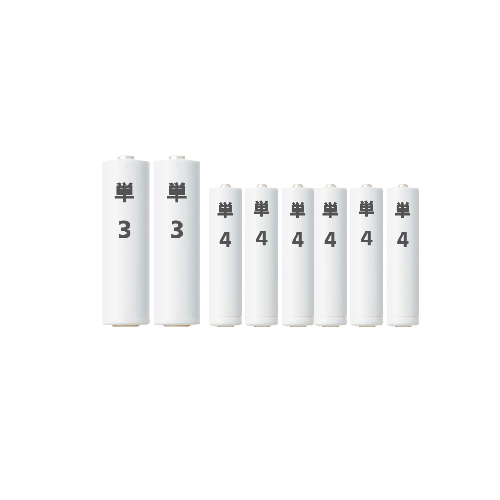 車載用防災セット［ベアーズロック］の内容、乾電池。｜「マジで持ってて良かった…」雪で立ち往生…たった1つのキットが命運を分ける。クルマに積んでおけばめちゃくちゃ安心できるアイテムを紹介