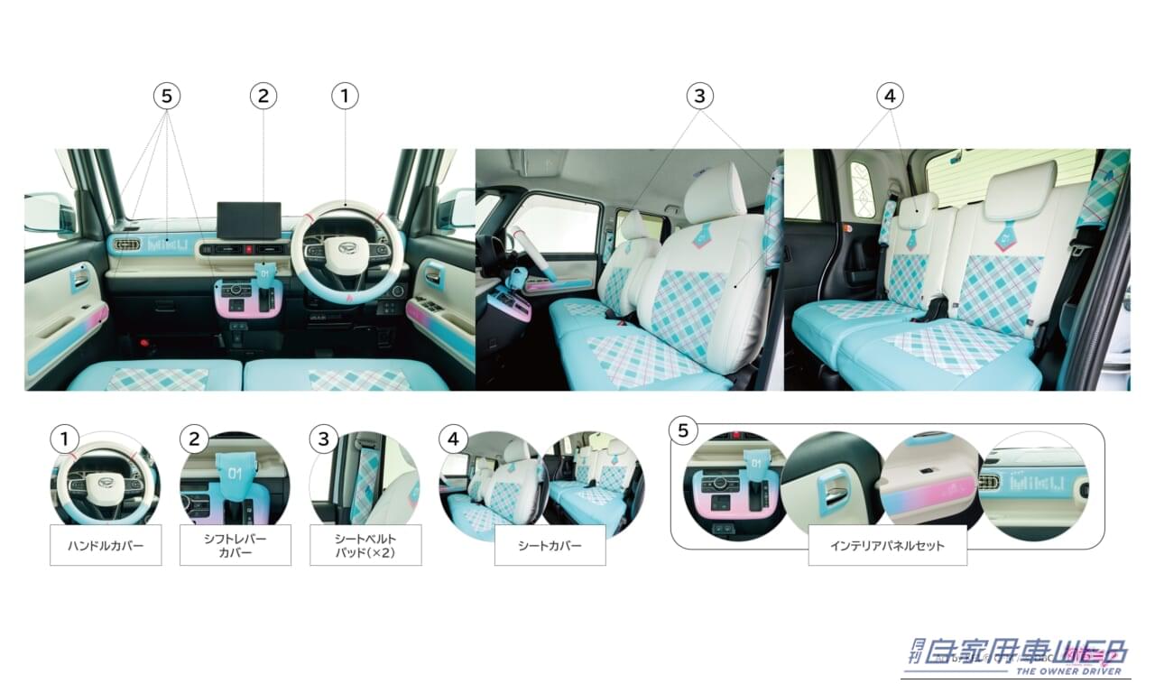 ｜ムーヴ キャンバス × 初音ミク＝ファンと創り上げた特別な一台「ミクキャンバス2」用品パッケージが発売！