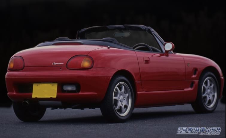 究極の軽量化プロジェクト「P-89」から誕生‼︎  軽の枠を超えた本格派。カプチーノが目指した理想郷