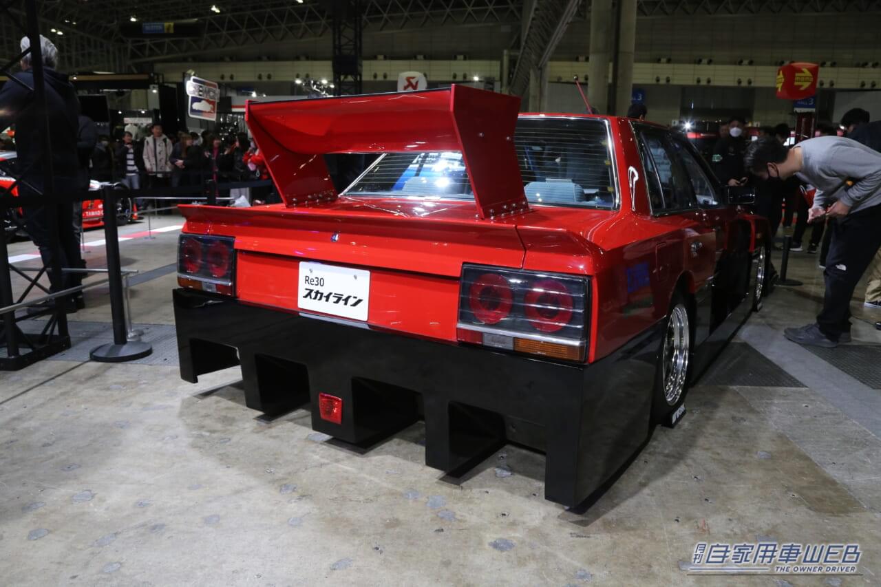 |伝説の「火を噴くマシン」を4ドアで!日産校の学生が造り上げた「Re30スカイラインシルエット」
