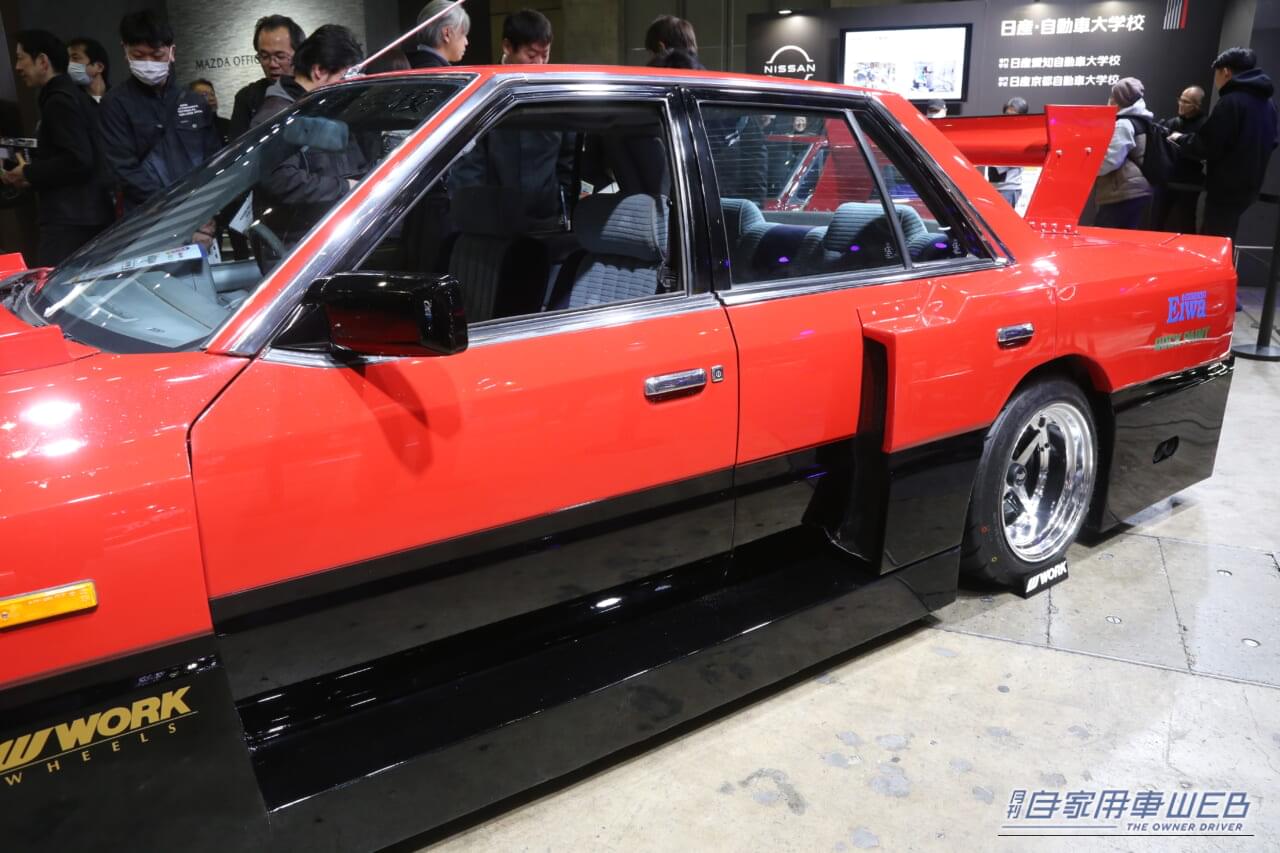 ｜伝説の「火を噴くマシン」を4ドアで！日産校の学生が造り上げた「Re30スカイラインシルエット」