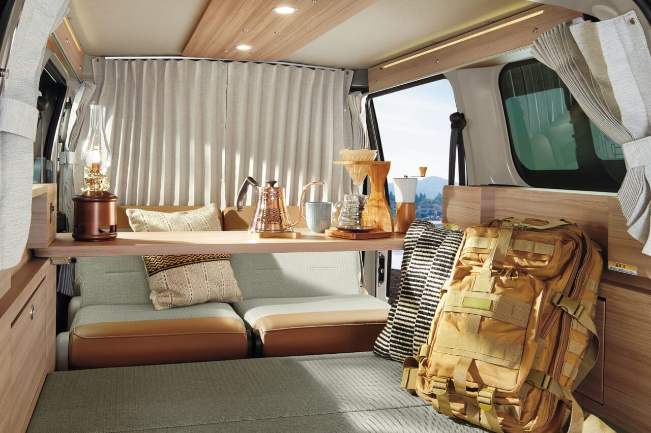 ｜日産が提案する「動くデザイナーズホテル」MYROOMシリーズ、「ジャパンキャンピングカーショー2026」に出展