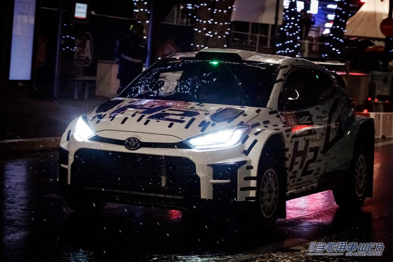 |【WRC2026】開幕モンテでトヨタ1-2-3! 史上最年少Vのソルベルグと「ただの運転好きおじさん」モリゾウの水素デモラン