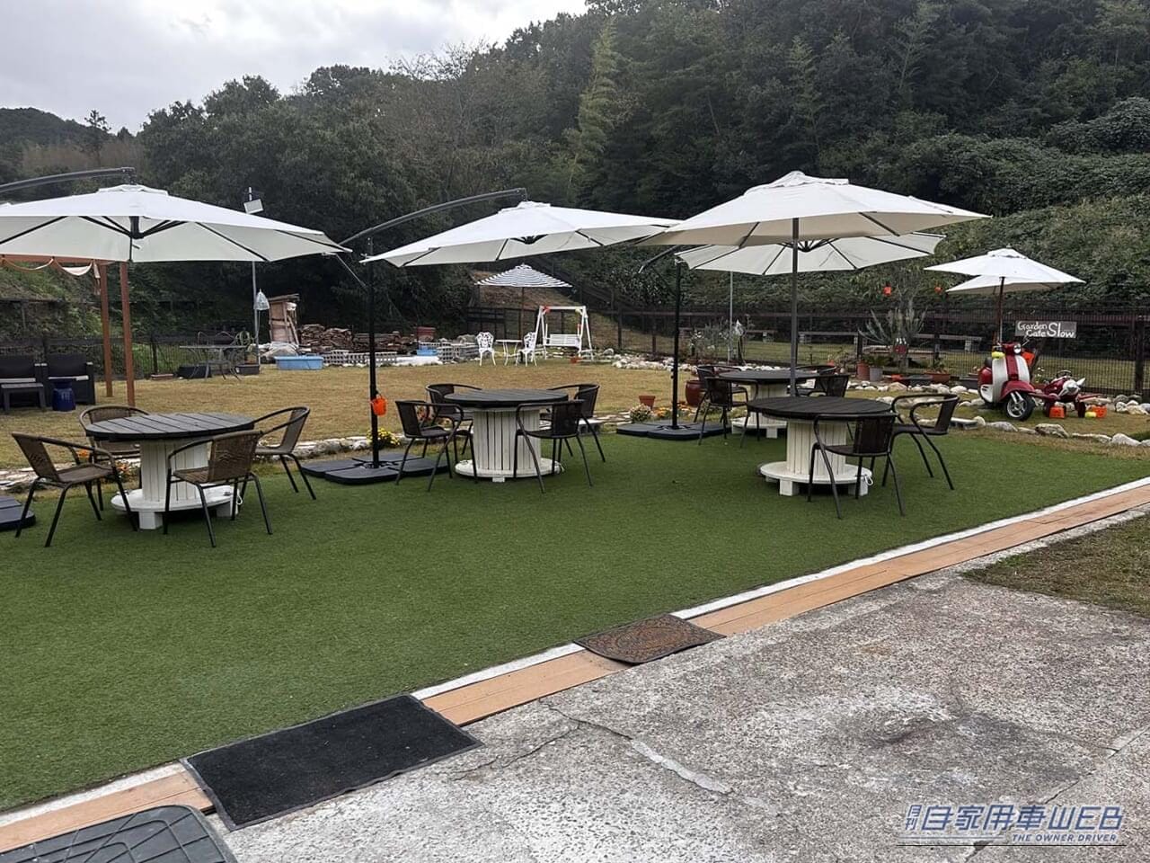 ｜車中泊で気軽に旅をしたい方にオススメ！ 快適に、そして安全に楽しめる『RVパーク』最新情報。【兵庫県三木市／RVパーク ガーデンカフェ スロー】