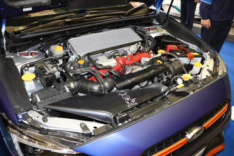 千葉スバル株式会社　レヴォーグ VMB STIのEJ20エンジン｜みんなが欲しかった？EJ20 + 6MTのVMレヴォーグが部門別最優秀賞！【東京オートサロン2026】