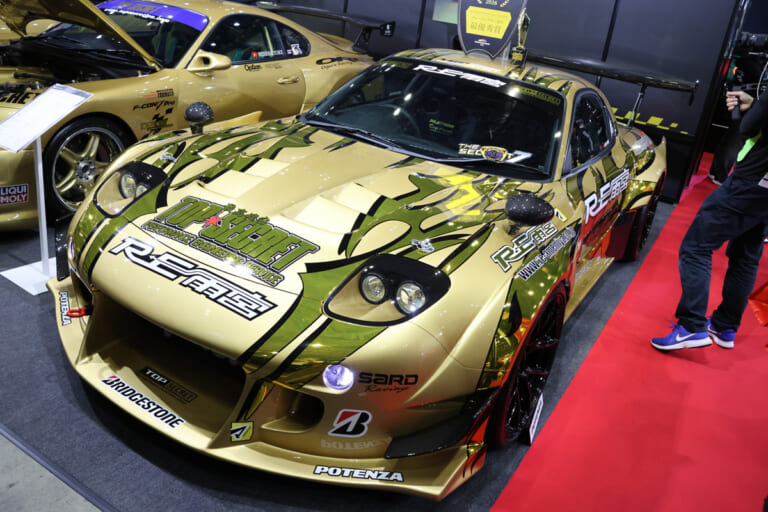 THE SEC”RE”T 7|チューニングカーの雄である2社が手を組んだ金色のFD3S RX-7【東京オートサロン2026】