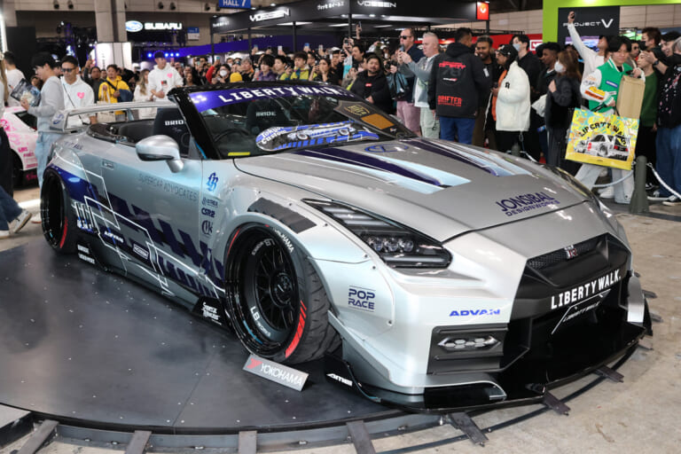 LB-WORKS35GTRFinaledition|R35GT-Rのルーフを大胆カット!リバティウォークが魅せた最後のGT-R【東京オートサロン2026】
