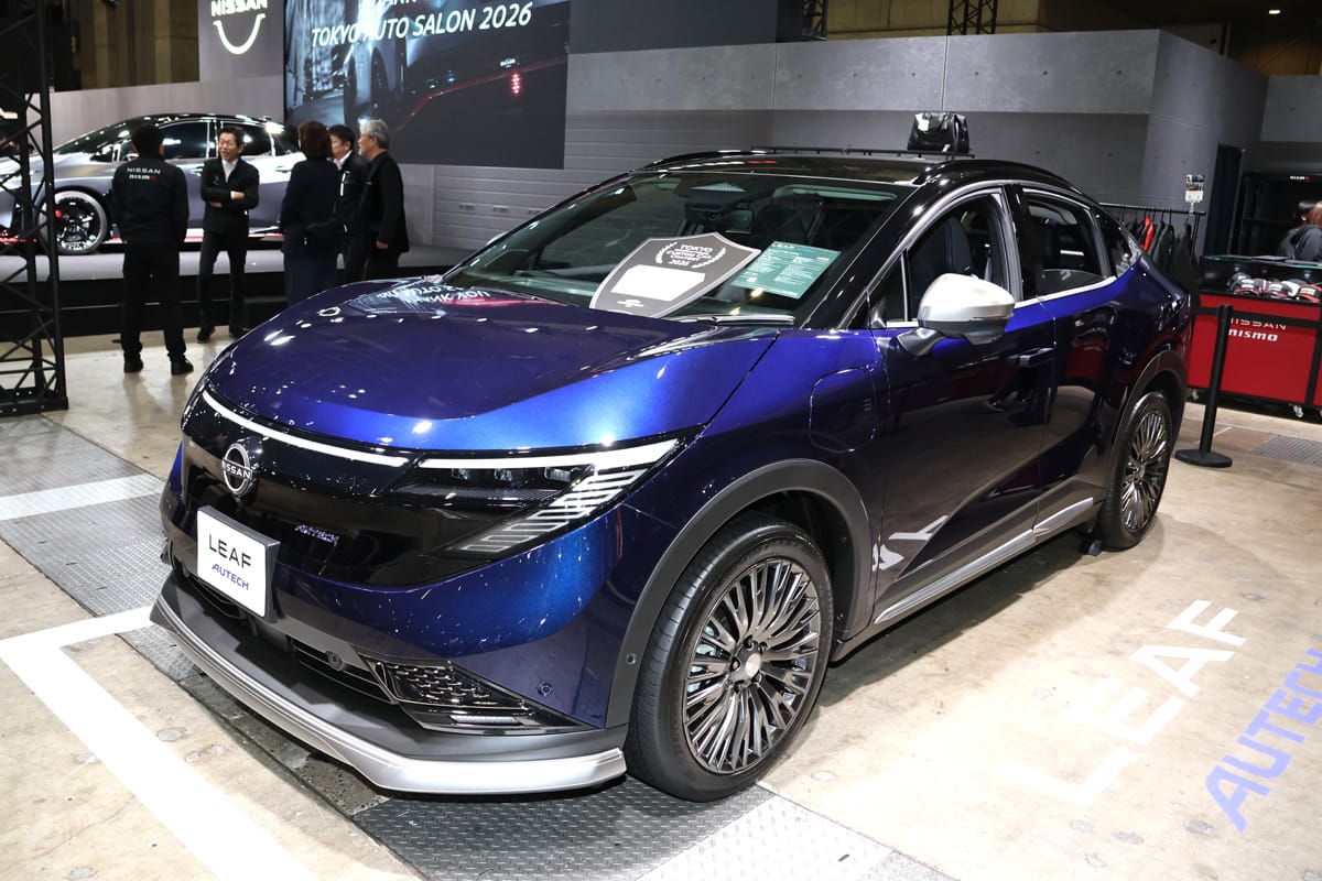 NISSAN LEAF AUTECH|東京国際カスタムカーコンテスト2026受賞車唯一の電気自動車はNISSAN LEAF AUTECH!【東京オートサロン2026】