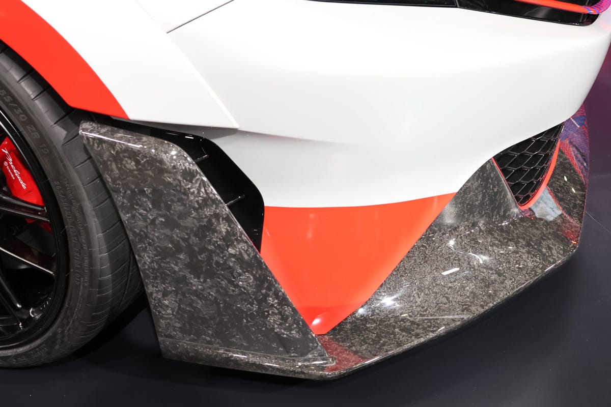PRELUDE HRC Conceptの鍛造カーボンエアロ｜F1をも凌ぐ新技術！鍛造カーボンが使われた「PRELUDE HRC Concept」のエアロパーツ【東京オートサロン2026】