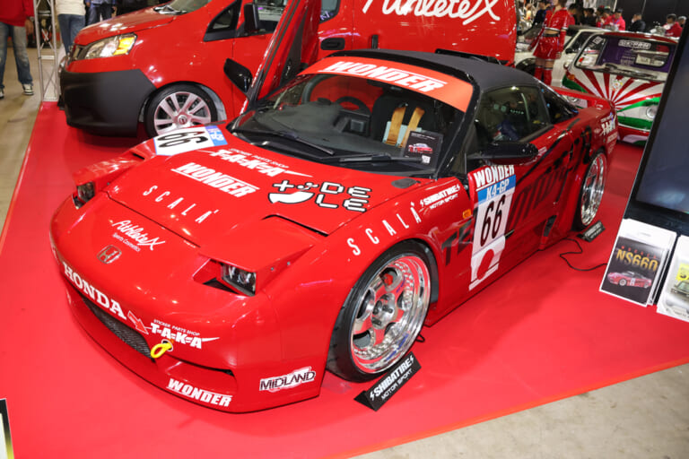 WONDER NS660｜S660がNSX!?　AZ-1にロータリー!!　実は軽ミッドシップのスーパーモディファイが熱かった！【東京オートサロン2026】
