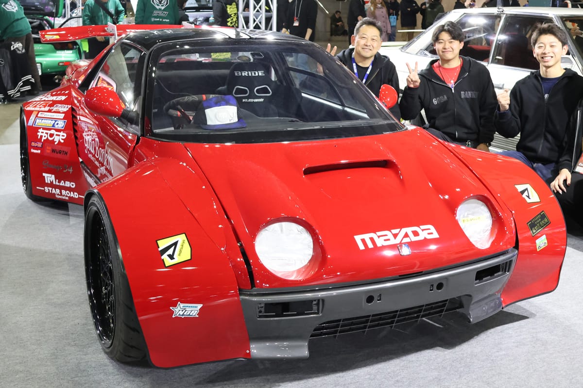 郷田鈑金ロータリーAZ-1 with RE雨宮|S660がNSX!? AZ-1にロータリー!! 実は軽ミッドシップのスーパーモディファイが熱かった!【東京オートサロン2026】