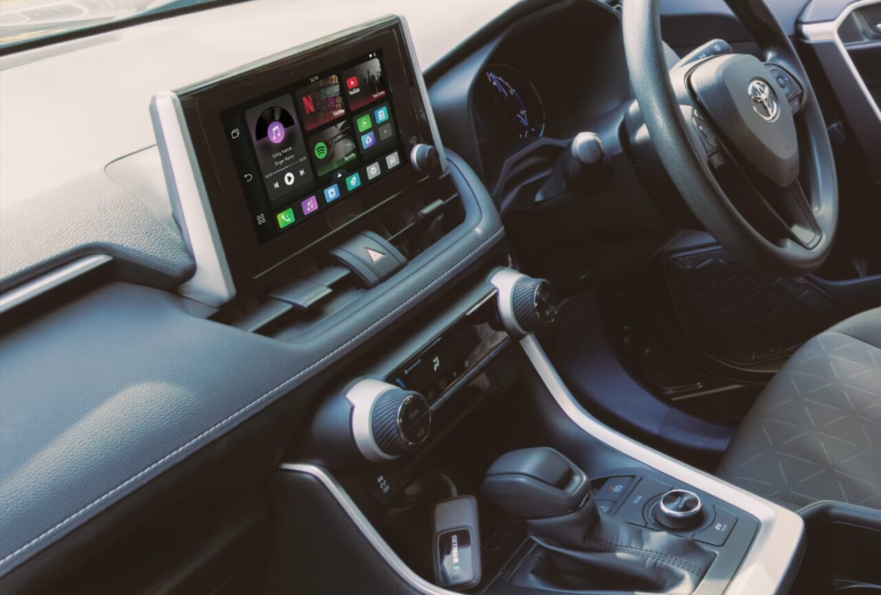 使用イメージ。｜カーナビでNetflixやYouTube「簡単に見れます」スマホ連携も容易。安価なのが嬉しい秘密兵器。