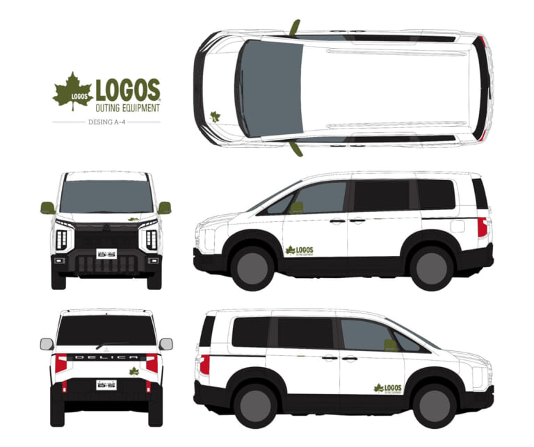 三菱デリカD:5 Active Camperロゴスエディション 展開図｜「ベッド展開OK！」アウトドア心を刺激する激熱コラボに胸が高鳴る。ミニバンの常識を超えた、走れるキャンプ拠点。