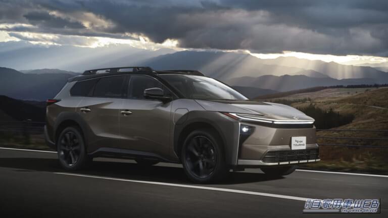 「積めて走れる」次世代BEV「bZ4X Touring」発売【航続734kmと大容量荷室を実現】